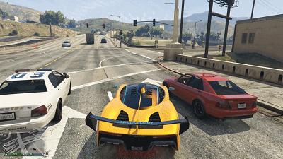 GTA5 卧槽我烧胎都犯法?解除通缉后跟着县警的车要去哪?